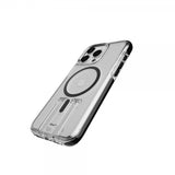 Tech21 iPhone 15 Pro -suojakuori Evo Crystal Kick MagSafe Clear/Black