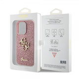 Guess iPhone 15 Pro Kuoret Fixed Glitter Pink