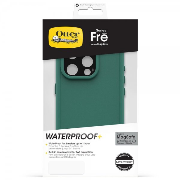 Otterbox iPhone 15 Pro -kuori Fre MagSafe Pine