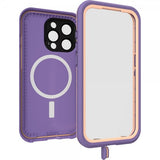 Otterbox iPhone 15 Pro -kuori Fre MagSafe Rule of Plum