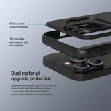 Nillkin iPhone 15 Pro Kuori Frosted Shield Pro MagSafe Sininen