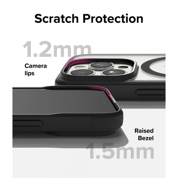 Ringke iPhone 15 Pro -suojakuori Fusion Bold Magnetic Matte Black