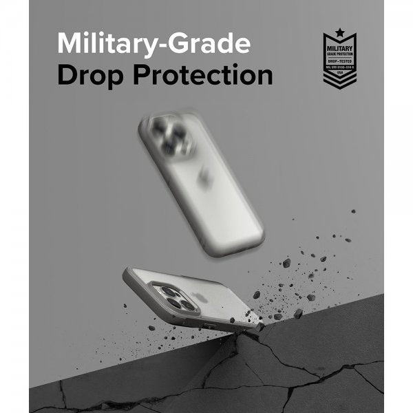 Ringke iPhone 15 Pro -suojakuori Fusion Bold Matte Gray