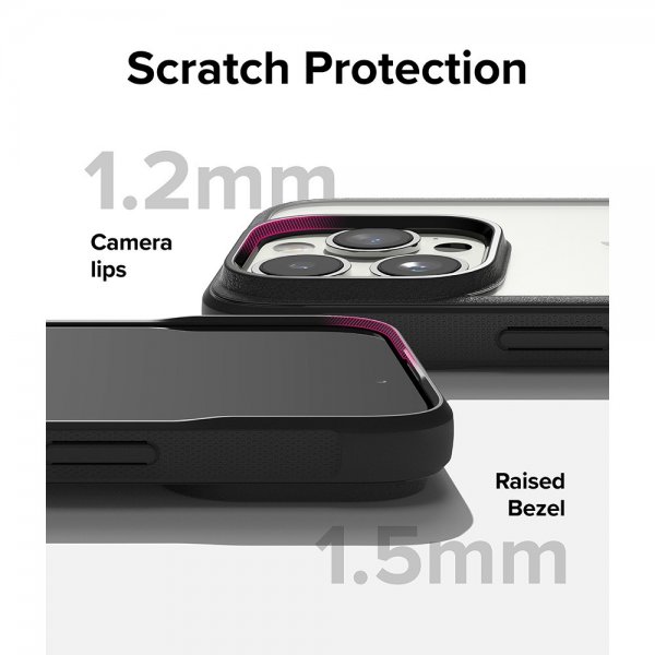 Ringke iPhone 15 Pro Kuori Fusion Bold Musta