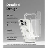 Ringke iPhone 15 Pro -suojakuori Fusion Card Clear