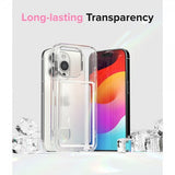 Ringke iPhone 15 Pro -suojakuori Fusion Card Clear