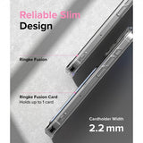 Ringke iPhone 15 Pro -suojakuori Fusion Card Clear