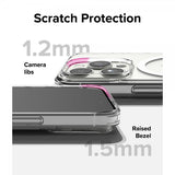 Ringke iPhone 15 Pro -suojakuori Fusion Magnetic Clear
