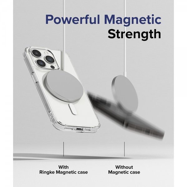 Ringke iPhone 15 Pro -suojakuori Fusion Magnetic Clear