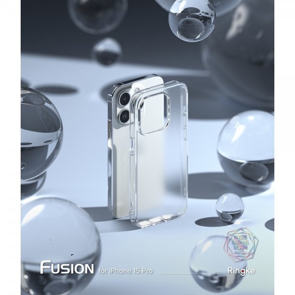 Ringke iPhone 15 Pro Kuori Fusion Matte Clear