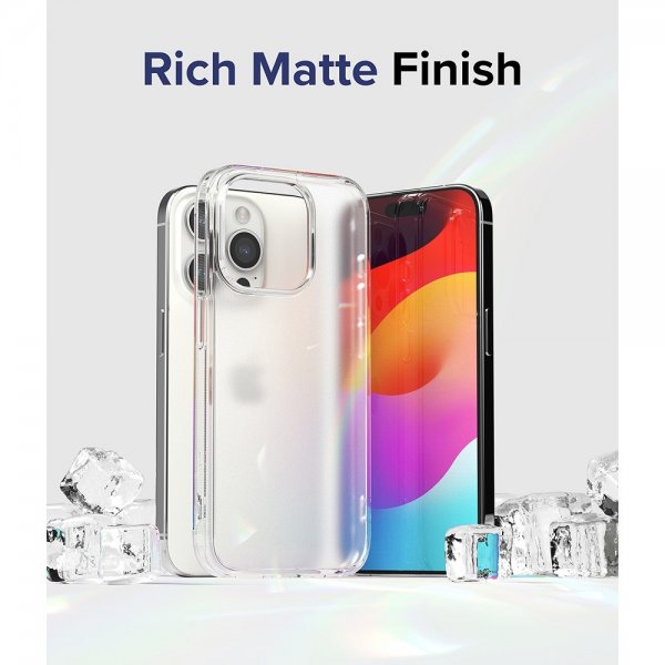 Ringke iPhone 15 Pro Kuori Fusion Matte Clear