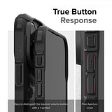 Ringke iPhone 15 Pro -suojakuori Fusion X Design Camo Black
