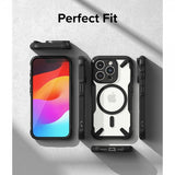 Ringke iPhone 15 Pro -suojakuori Fusion X Magnetic Matte Black