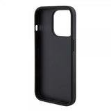 Guess iPhone 15 Pro Kuori G Cube Grip Stand Musta