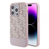Guess iPhone 15 Pro Kuori G Cube MagSafe Pinkki