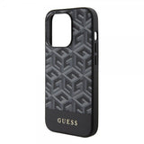 Guess iPhone 15 Pro -kuori G Cube MagSafe, musta