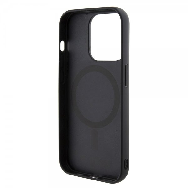 Guess iPhone 15 Pro -kuori G Cube MagSafe, musta