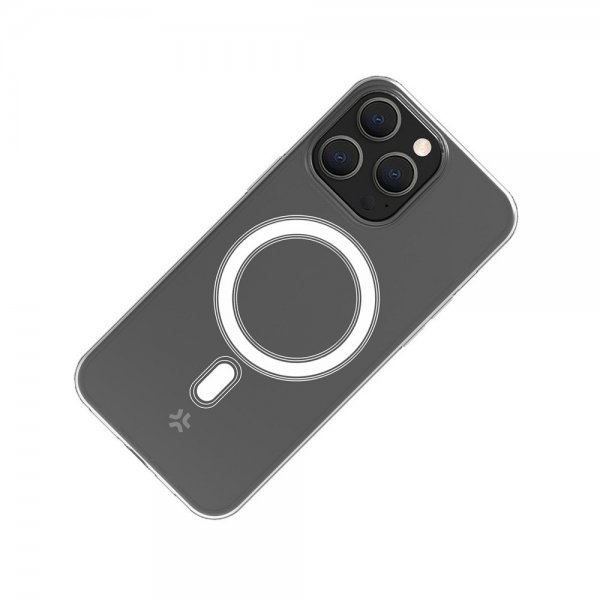 Celly iPhone 15 Pro Kuori GELSKINMAG MagSafe Läpinäkyvä