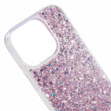 iPhone 15 Pro Kuori Glitterpaljetit Pinkki