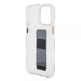 Guess iPhone 15 Pro Kuori Grip Stand Clear Transparent