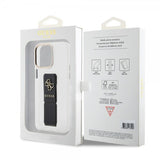 Guess iPhone 15 Pro Kuori Grip Stand Clear Transparent