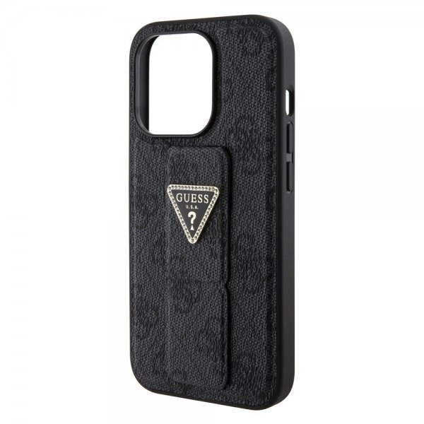 Guess iPhone 15 Pro Kuori Grip Stand Function Musta