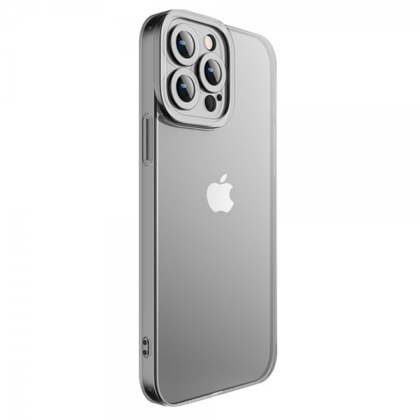 X-Level iPhone 15 Pro Kuori Karkaistu Lasi Musta