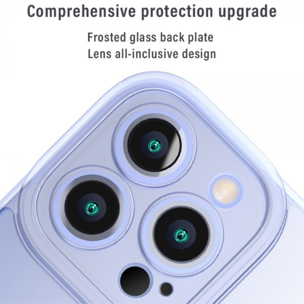 X-Level iPhone 15 Pro Kuori Karkaistu Lasi Musta