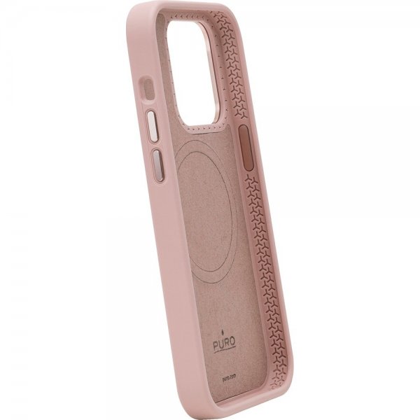 Puro iPhone 15 Pro -suojakuori ICON Mag Pro, pinkki