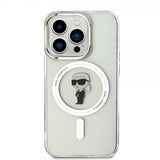 Karl Lagerfeld iPhone 15 Pro Kuori Ikonik MagSafe Läpinäkyvä