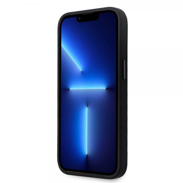 Karl Lagerfeld iPhone 15 Pro Kuori Ikonik Metal Pin Musta