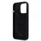 Karl Lagerfeld iPhone 15 Pro Kuori Ikonik Metal Pin Musta