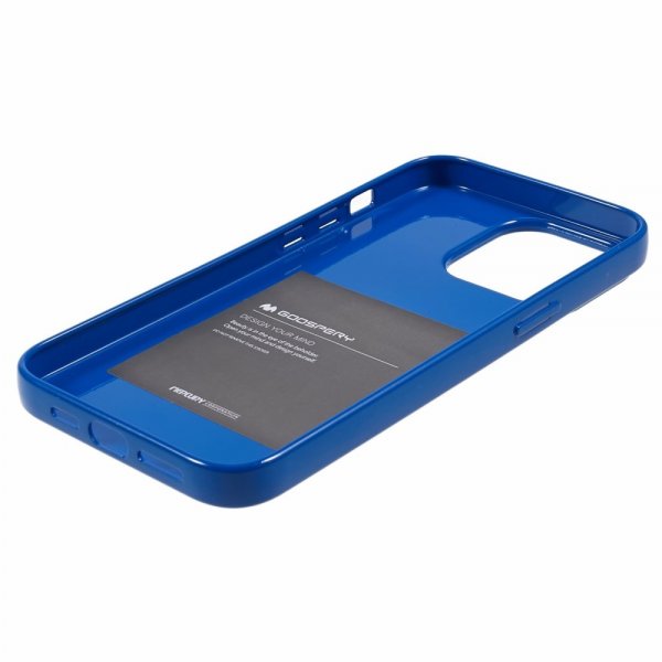 Mercury iPhone 15 Pro Kuori Jelly Glitter Sininen