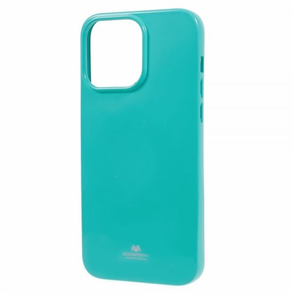 Mercury iPhone 15 Pro Kuori Jelly Glitter Syaani