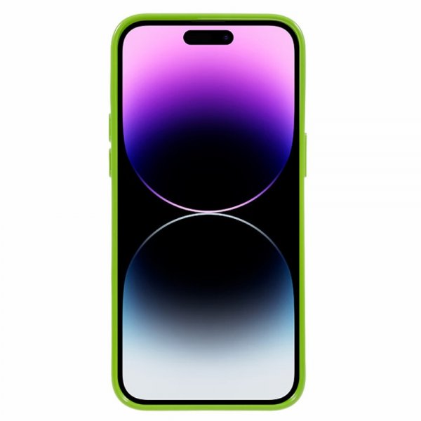 Mercury iPhone 15 Pro Kuori Jelly Glitter Vihreä