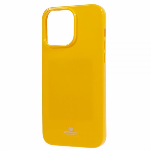 Mercury iPhone 15 Pro Kuori Jelly Glitter Keltainen