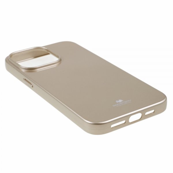 Mercury iPhone 15 Pro Kuori Jelly Glitter Kulta