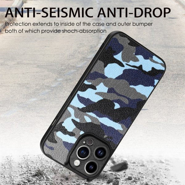 iPhone 15 Pro Camo-kuori sininen