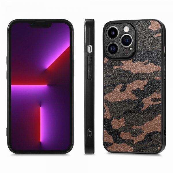 iPhone 15 Pro Camouflage Ruskea Suojakuori