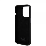 Karl Lagerfeld iPhone 15 Pro -kuori Karl & Choupette Musta