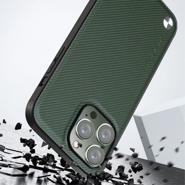 X-Level iPhone 15 Pro Kuori Kevlar II Series Harmaa