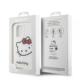 Hello Kitty iPhone 15 Pro Kuori Kitty Logo Valkoinen