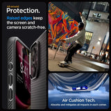 Spigen iPhone 15 Pro -suojakuori Liquid Air, mattamusta