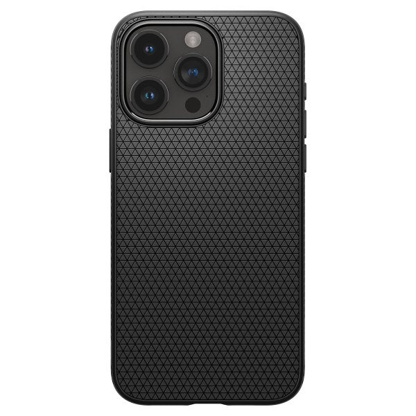 Spigen iPhone 15 Pro -suojakuori Liquid Air, mattamusta