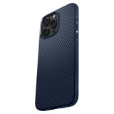 Spigen iPhone 15 Pro Liquid Air -suojakuori, tummansininen