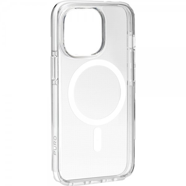 Puro iPhone 15 Pro -suojakuori LITE MAG PRO Läpinäkyvä