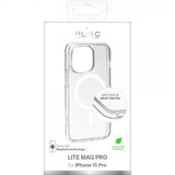 Puro iPhone 15 Pro -suojakuori LITE MAG PRO Läpinäkyvä