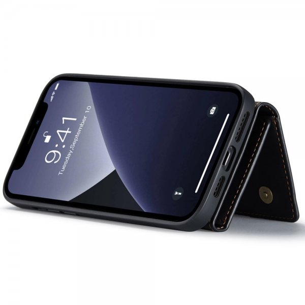 Dg.Ming iPhone 15 Pro -suojakuori M1-sarja irrotettava korttikotelo musta