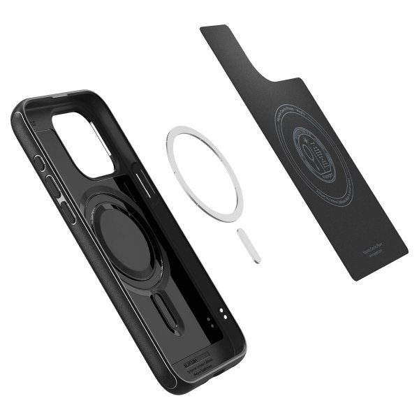 Spigen iPhone 15 Pro -suojakuori Mag Armor MagFit Matte Black