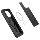 Spigen iPhone 15 Pro -suojakuori Mag Armor MagFit Matte Black
